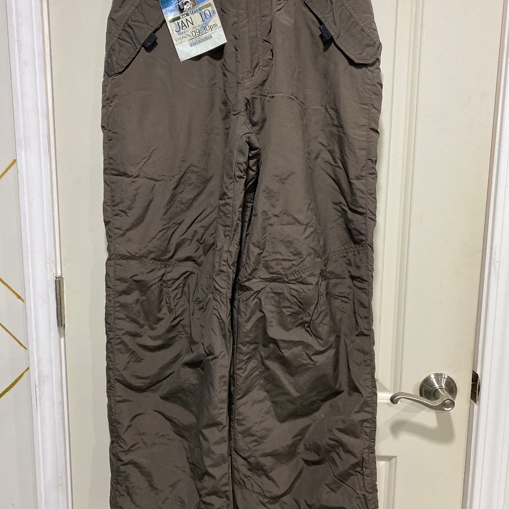 White Sierra Brown Snowboarding Ski Pants